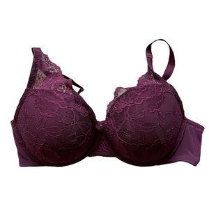 Torrid Curve Purple Lace Bra Size 42DD